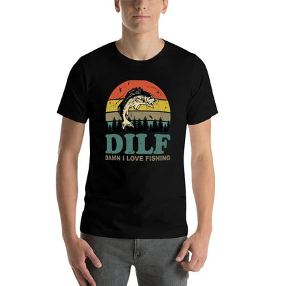 DILF Damn I Love Fishing Lunker Tee