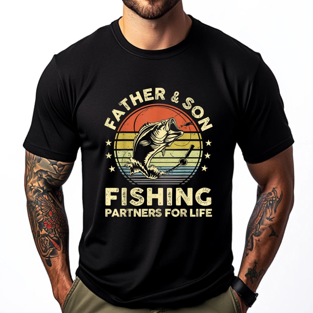 Father & Son Fishing Lunker Tee