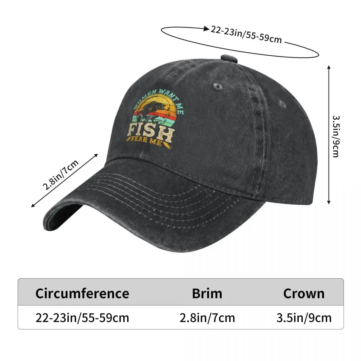 Fish Want Me Women Fear Me Lunker Hat