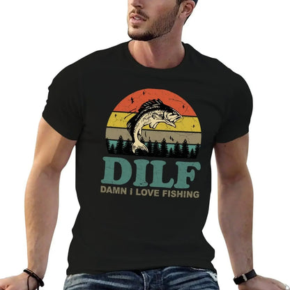 DILF Damn I Love Fishing Lunker Tee