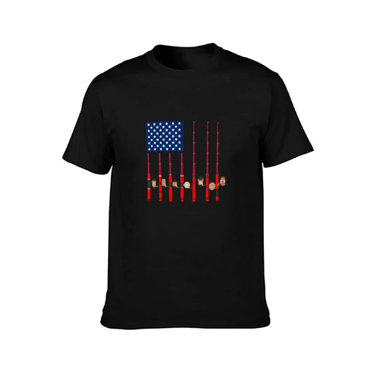 American Fishing Rod Flag Lunker Tee